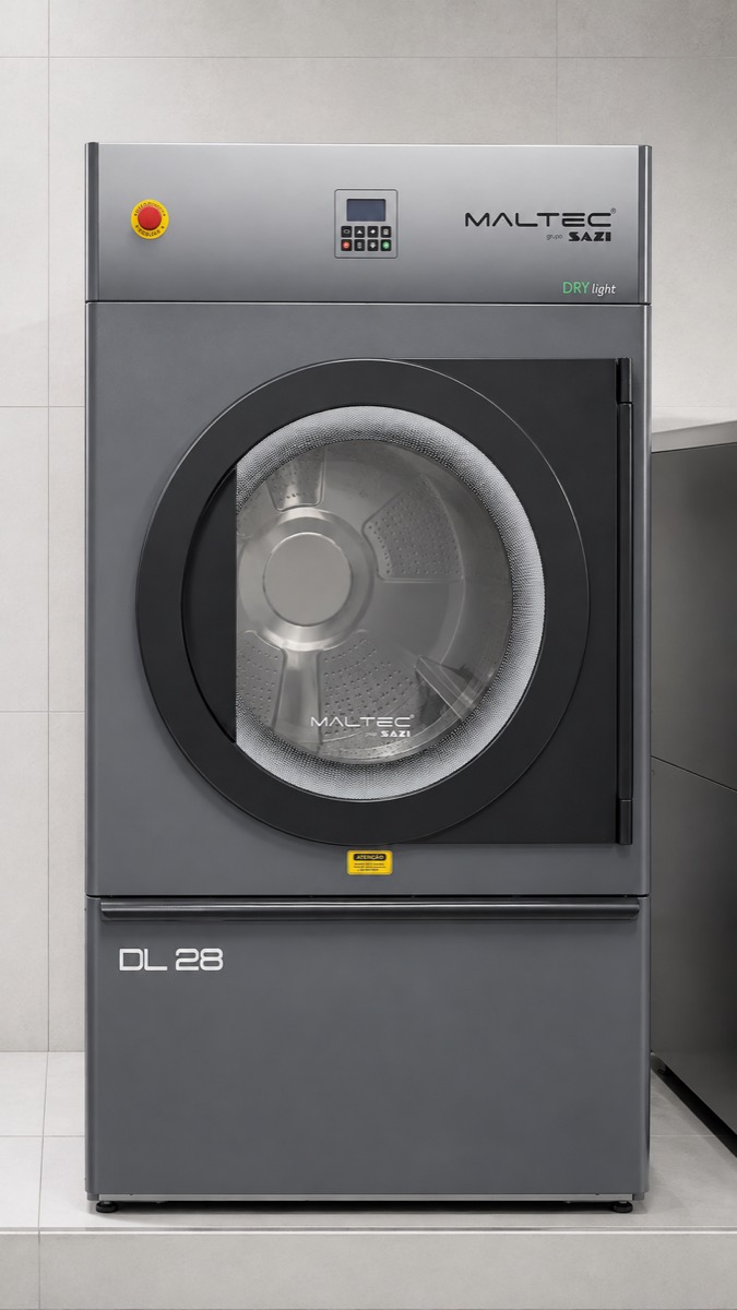 Secadora rotativa Maltec DRYlight DL 28, de 28 kg por ciclo